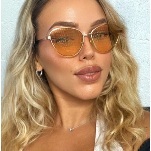 Gucci Accessories - NWT Gucci GG0803S-004-58 Gold Cat Eye 58mm Sunglasses